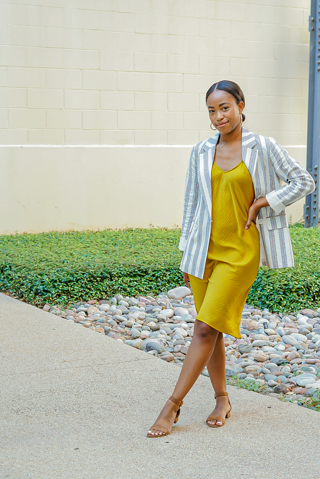 Yellow-Slip-Dress-with-Blazer